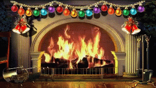 Christmas Fireplace Gif 2